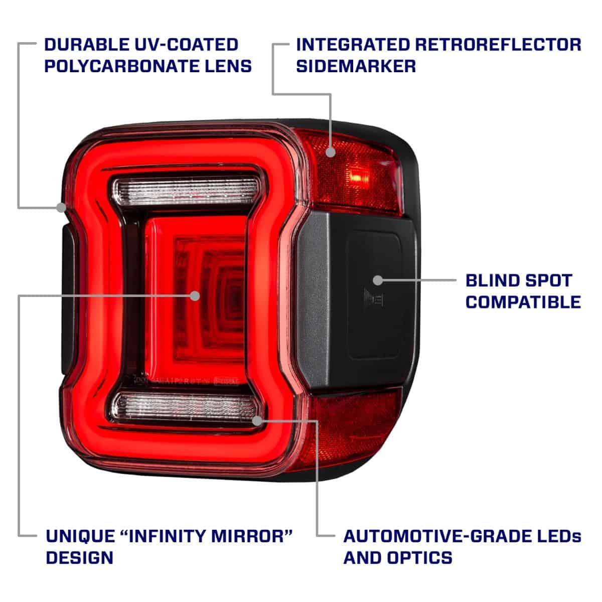 Form Lighting 2020-2026 Jeep Gladiator Led Tail Lights (Pair) 7 2020-2026 Jeep Gladiator LED Tail Lights (pair)
