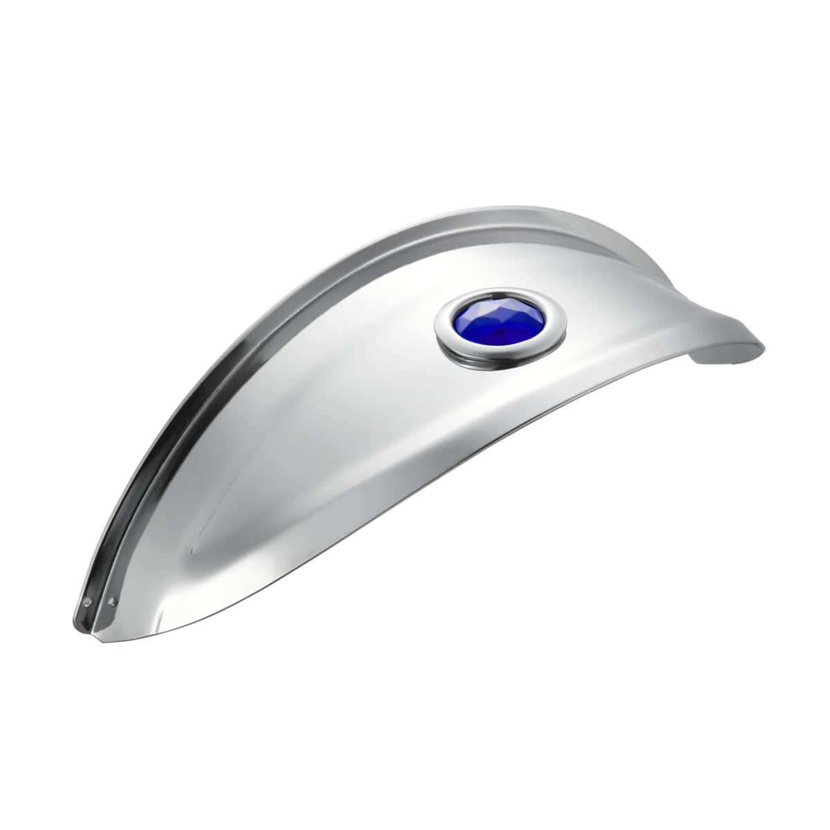 304 Stainless Steel 7" Headlight Visor with Blue Dot