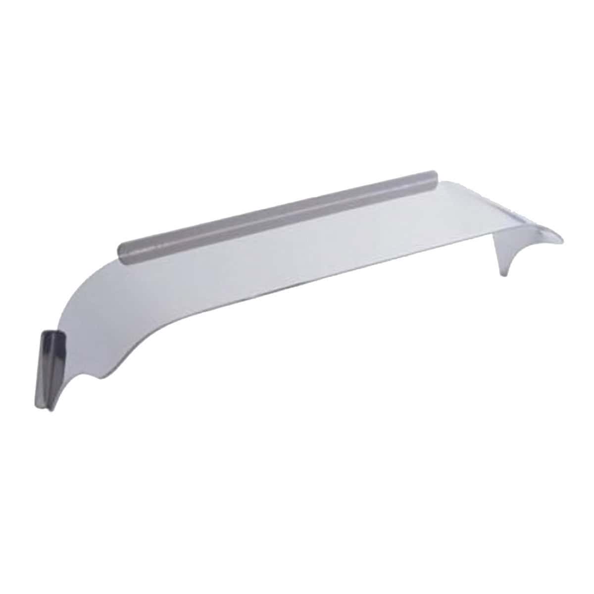 Stainless Steel Smooth Top Visor For 5&Quot; X 7&Quot; Headlights 1 Stainless Steel Smooth Top Visor for 5" x 7" Headlights
