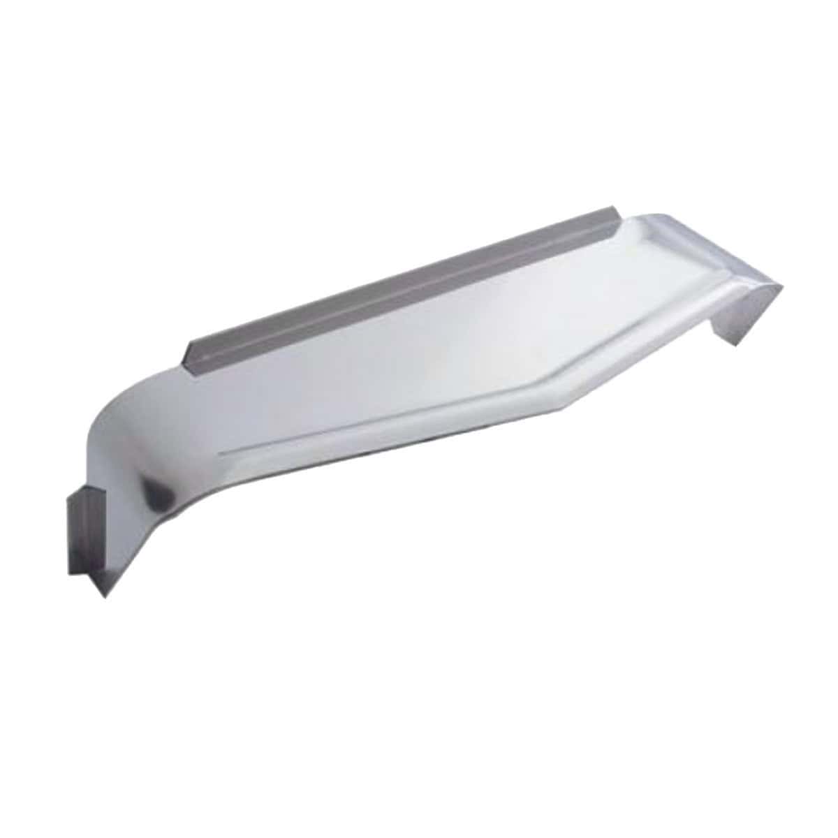 Stainless Steel Ribbed Lip Visor for 5" x 7" Headlights