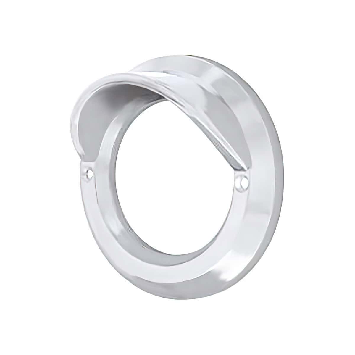 2" Chrome Light Bezel with Visor