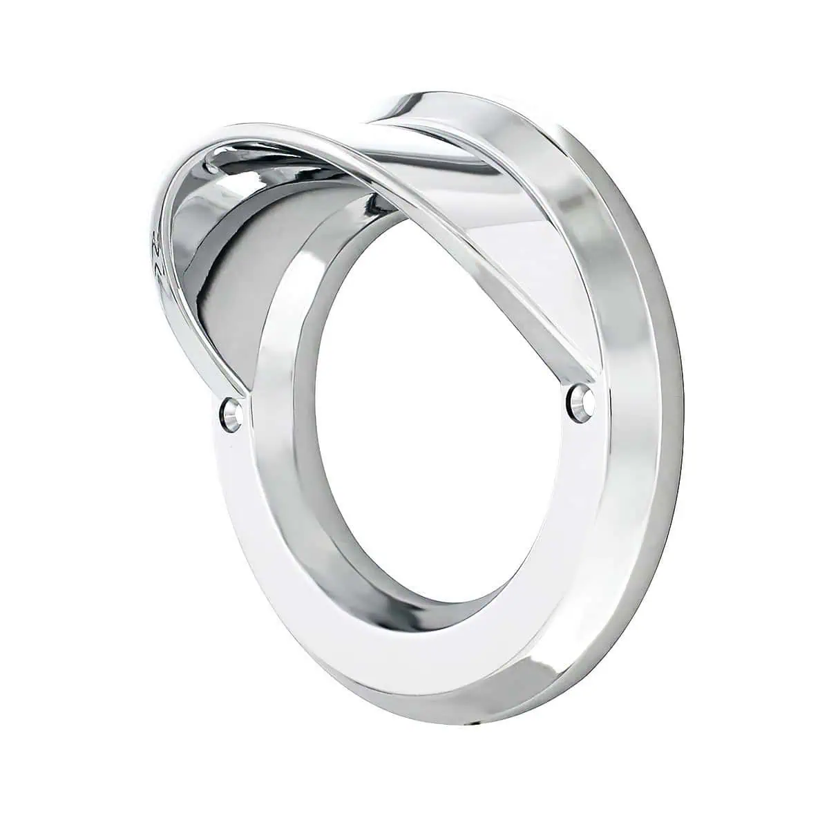 2.5" Chrome Light Bezel with Visor