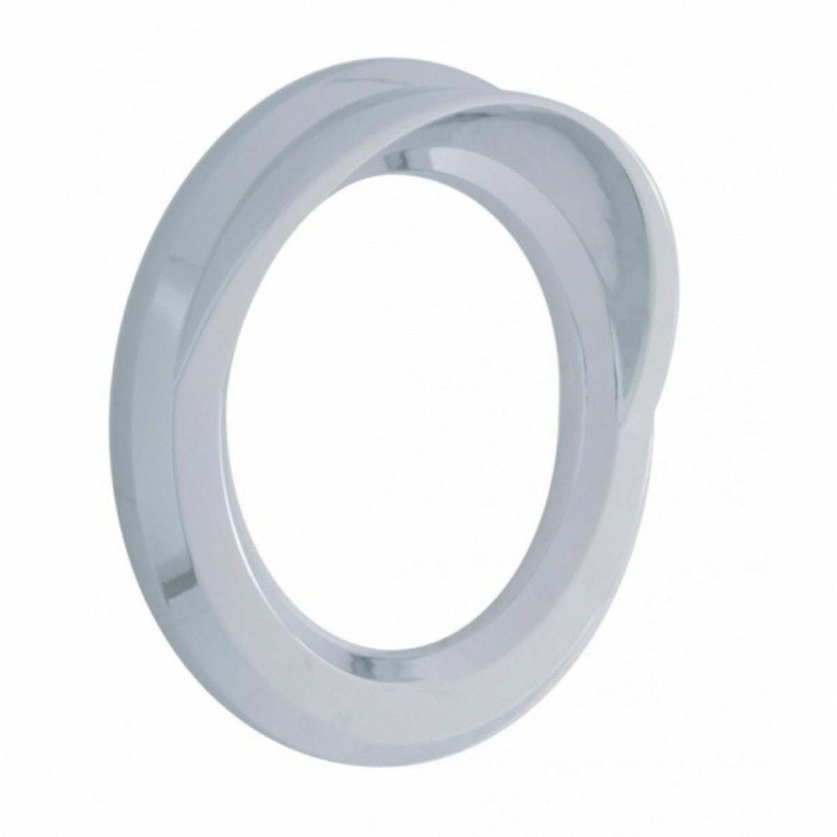 4" Chrome Security Ring with Snap-On Visor