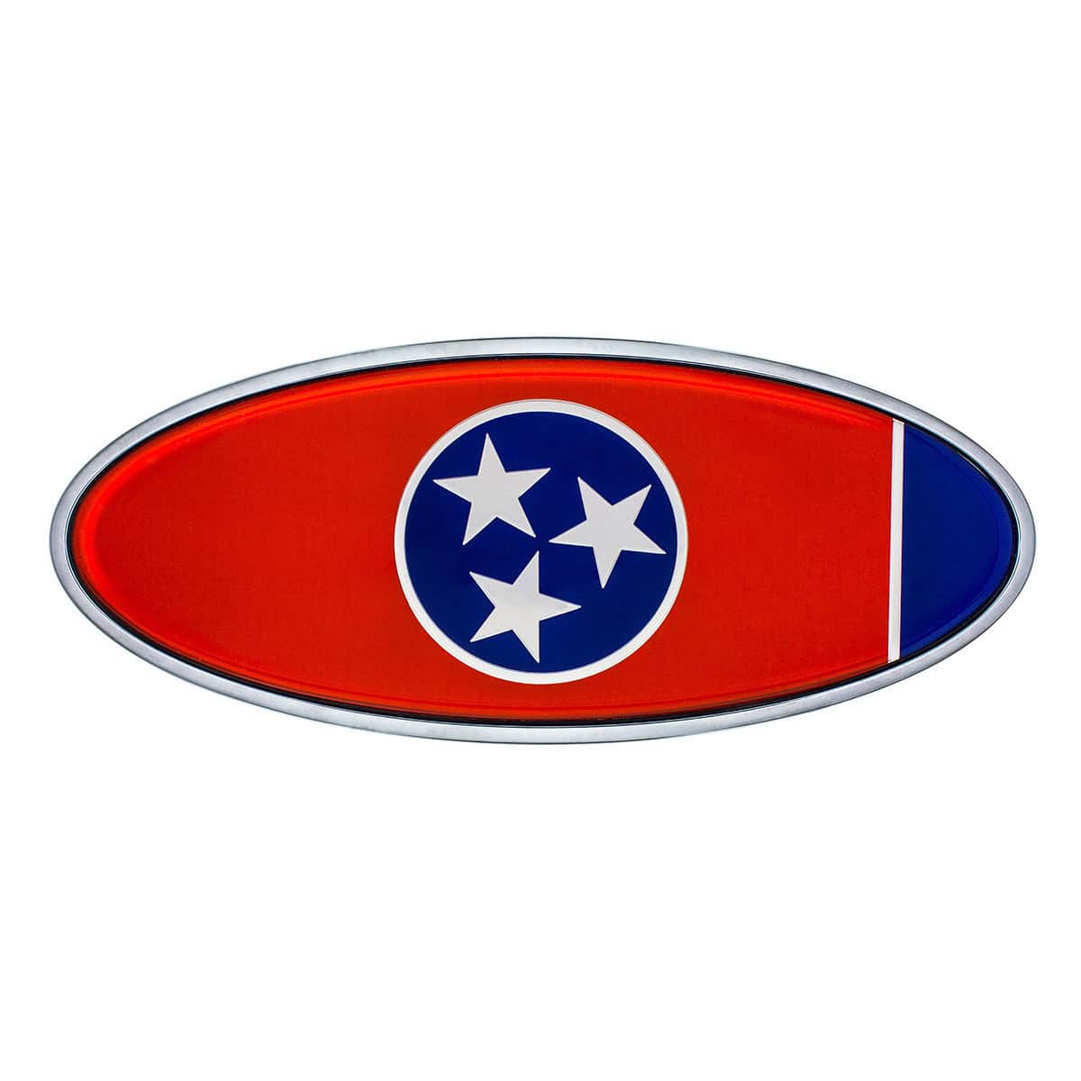 Peterbilt Chrome Tennessee Flag Emblem