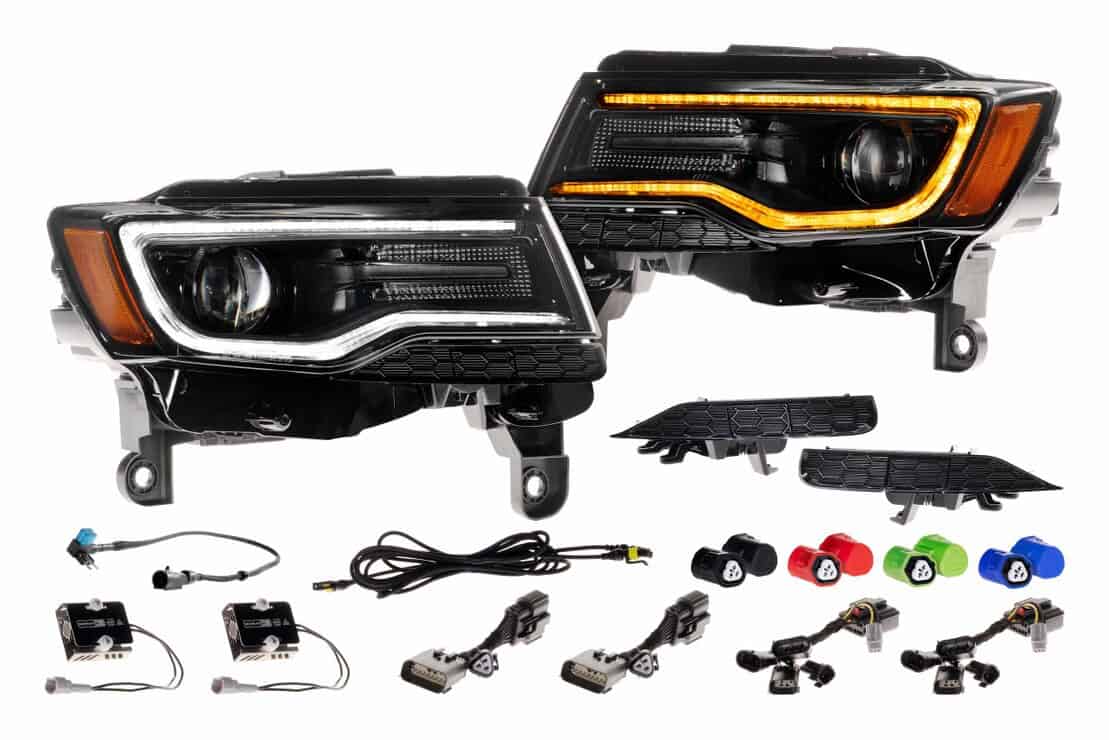 14-22 Jeep Grand Cherokee XB LED Headlights (Gen II)