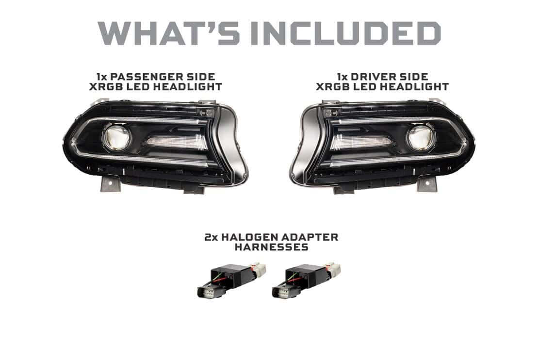 Morimoto 15-23 Dodge Charger Xrgb Led Headlights 2 15-23 Dodge Charger XRGB LED Headlights