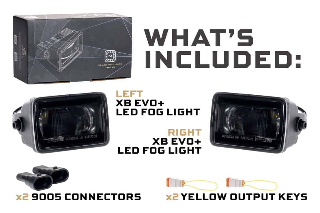 Ford Super Duty (17-22) Morimoto XB Evo+ LED Fog Lights