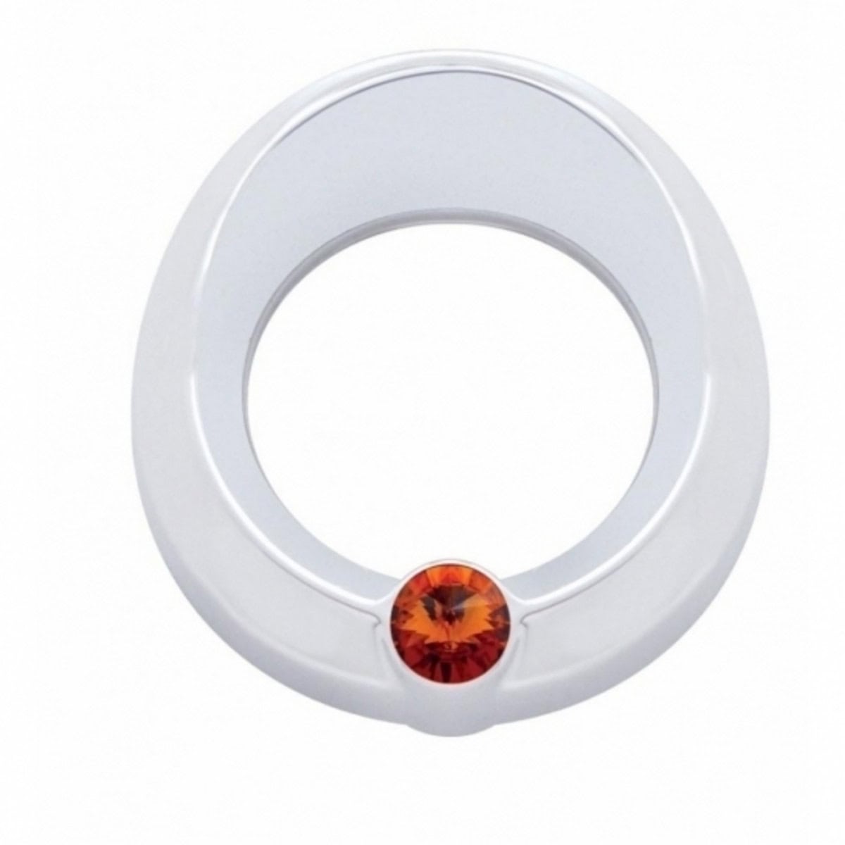 Chrome Gauge Cover with Visor (Multi-colored)
