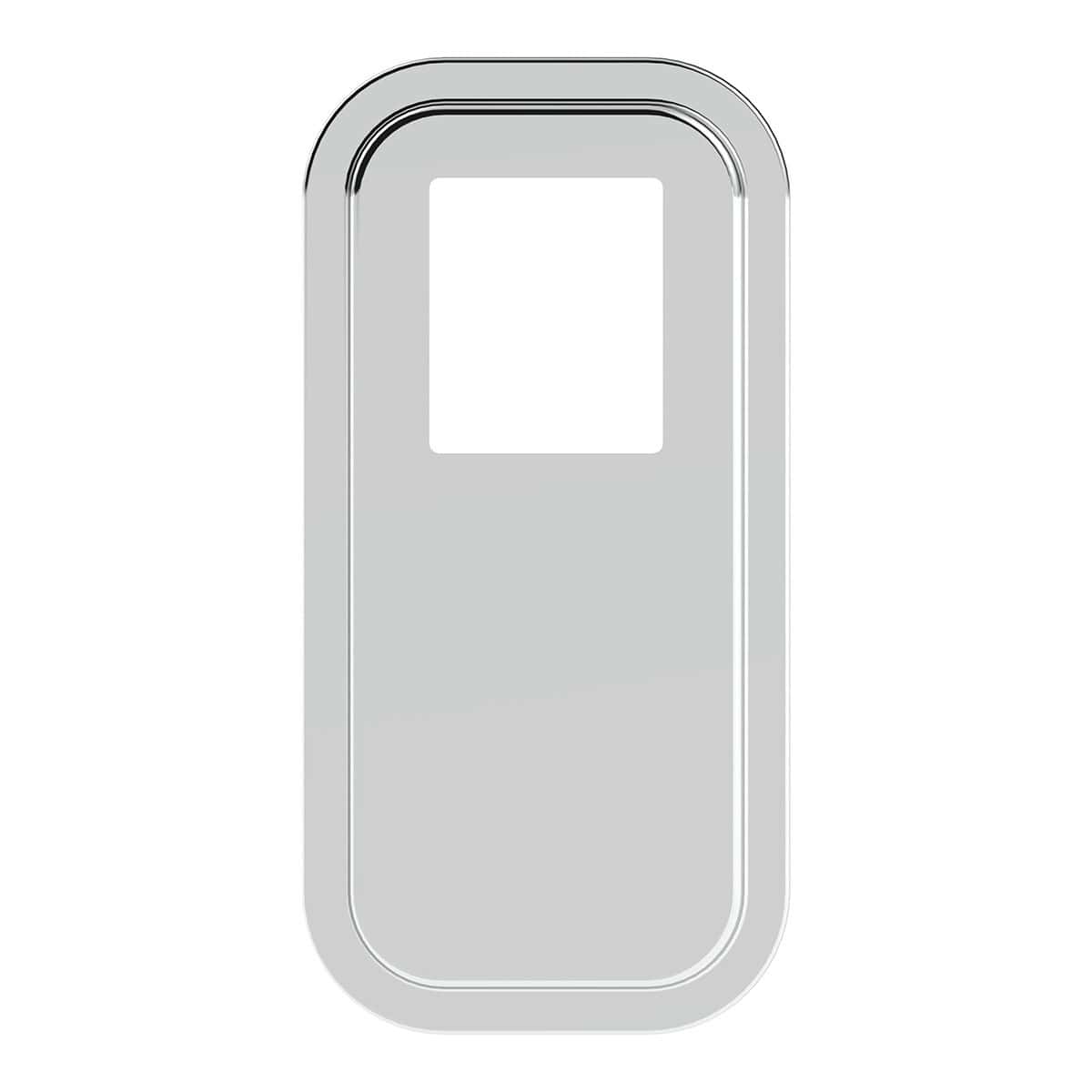 Peterbilt Stainless Steel Shift Plate Cover – Extended Hood (Polished 304 Stainless)