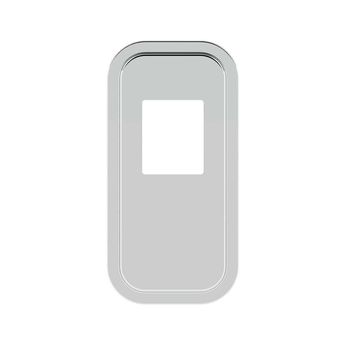 Peterbilt Stainless Steel Shift Plate Cover – 5-3/4" x 4-3/4" Opening (Polished 304 Stainless)