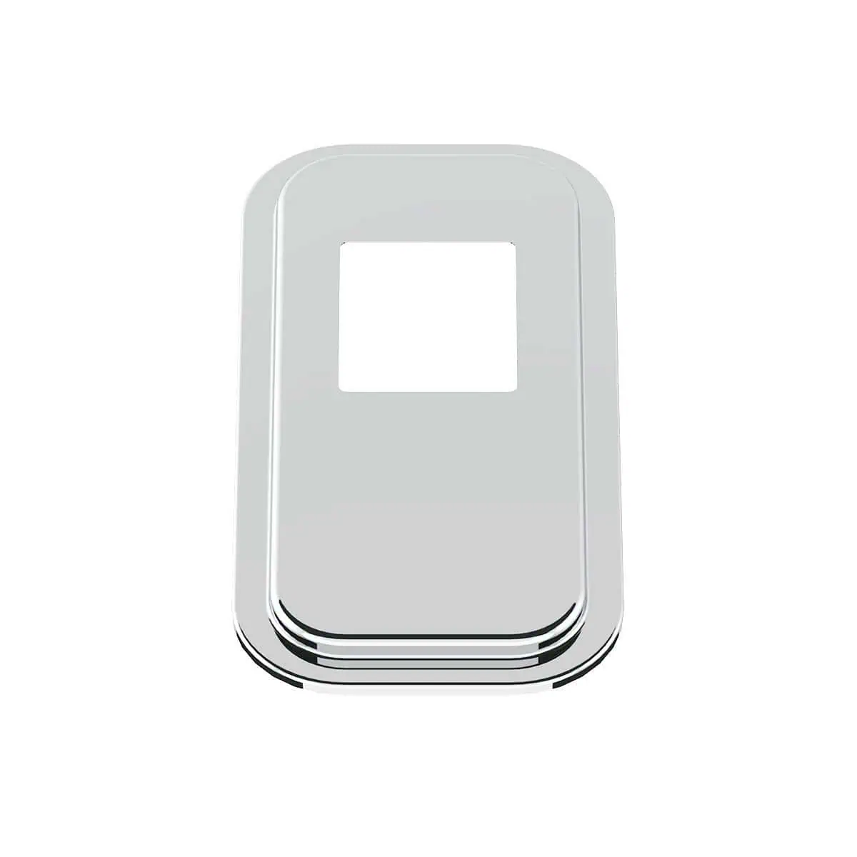 Peterbilt Stainless Steel Shift Plate Cover – 5-3/4" x 4-3/4" Opening (Polished 304 Stainless)