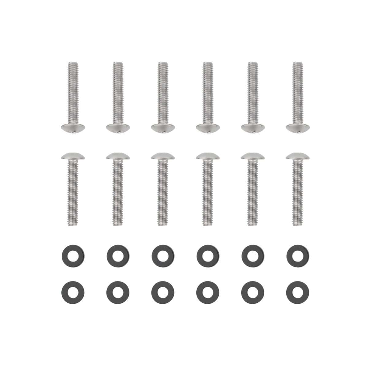 Peterbilt Shift Plate Chrome Screw Set – Stainless Steel (12-Pack)
