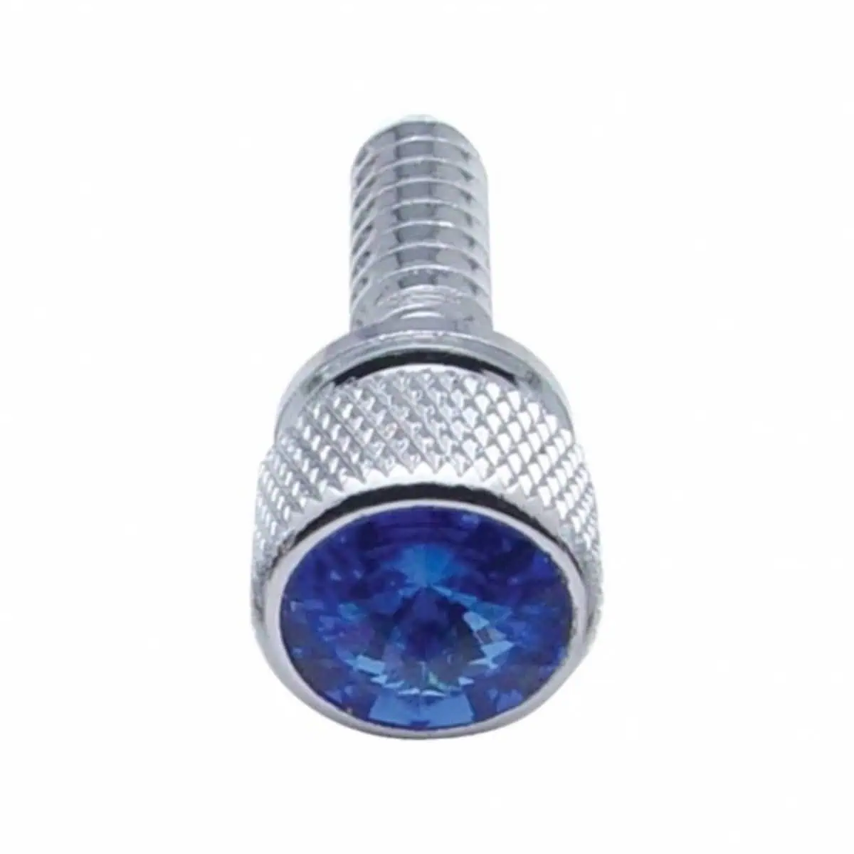 1/4"-20 Peterbilt Knurled Head Dash Screw w/Color Crystal (Bulk)