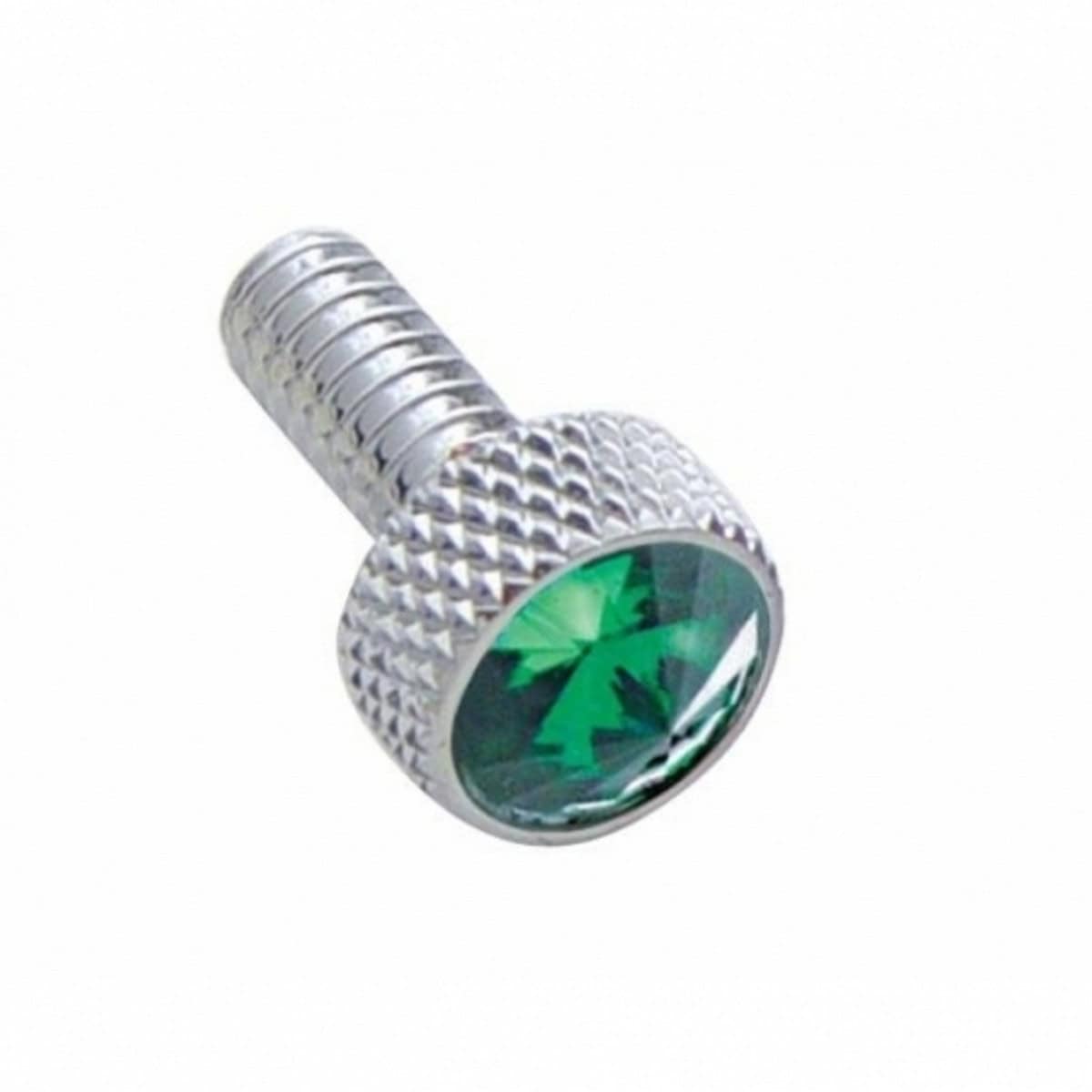 Peterbilt Chrome Dash Screws W/Color Crystal (2-Pack) 3 Peterbilt Chrome Dash Screws w/Color Crystal (2-Pack)