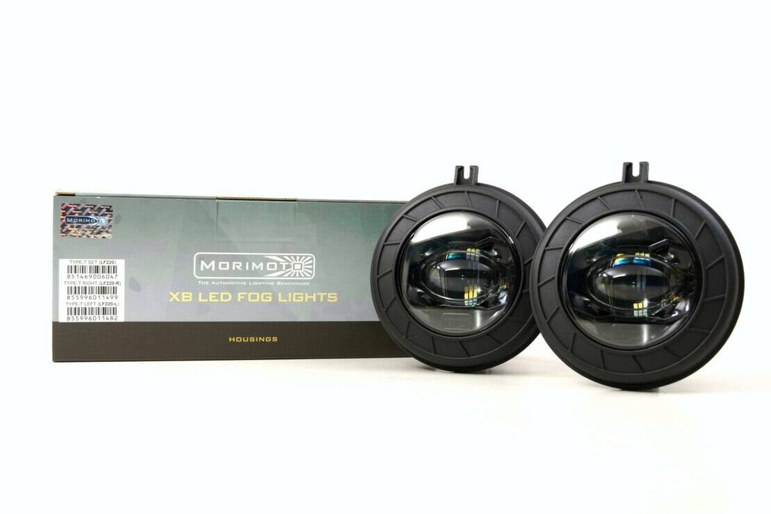 Morimoto Dodge / Jeep 4" Round XB LED Fog Lights (Set)