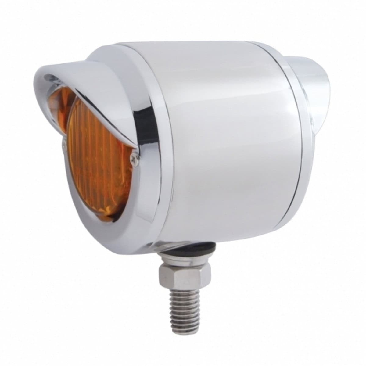 2&Quot; Stainless Steel Double Face Led Marker Light (Amber/Red) 1 2" Stainless Steel Double Face LED Marker Light (Amber/Red)