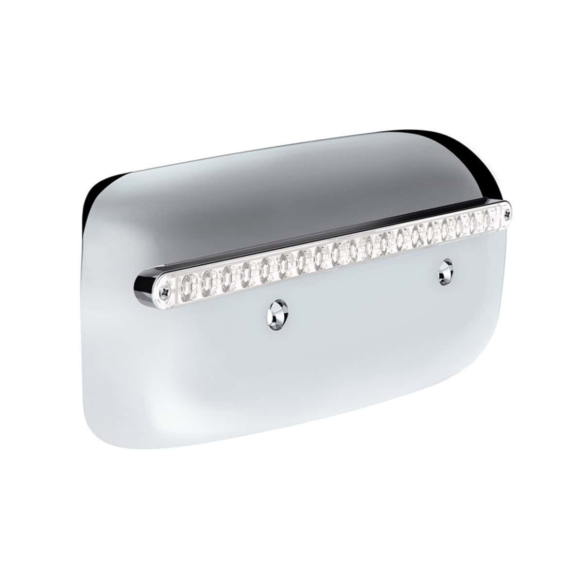 19 LED Rear Headlight Housing Cover For 2008–2023 Peterbilt 389 – Amber LED / Clear Lens