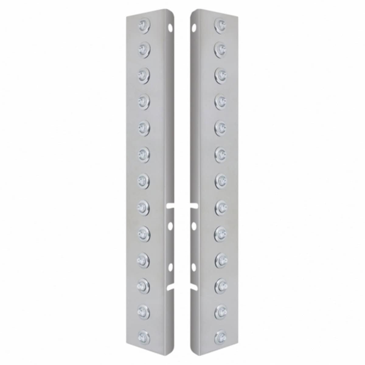 Peterbilt Stainless Air Cleaner Bracket With 26 Led Marker Lights (2 Led) 5 Peterbilt Stainless Air Cleaner Bracket with 26 LED Marker Lights (2 LED)