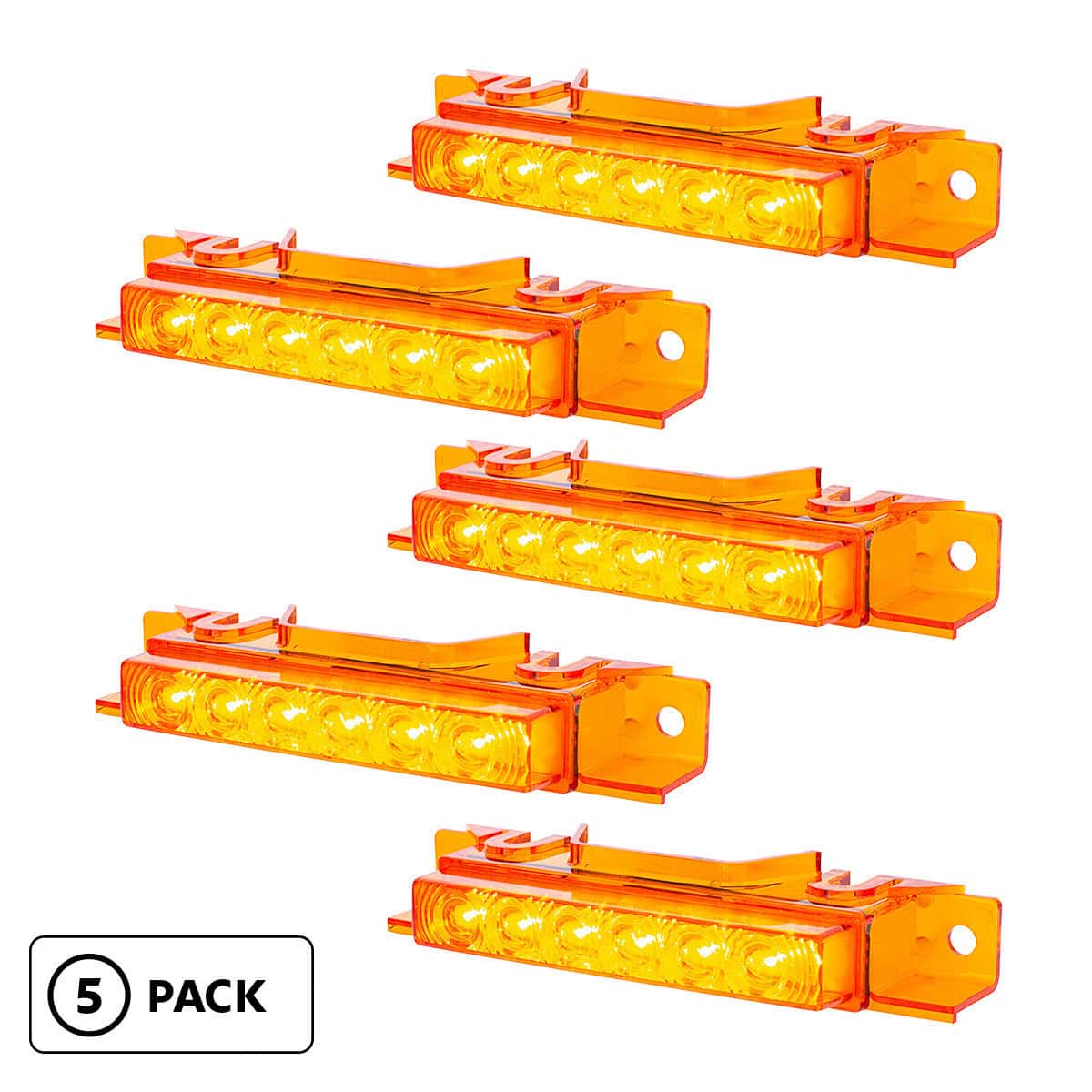 6 Led Competition Series Amber Visor Light 4 6 LED Competition Series Amber Visor Light