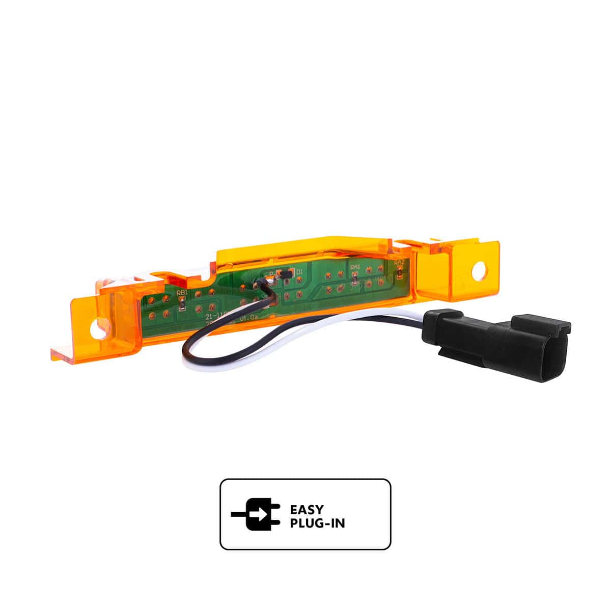 6 LED Competition Series Amber Visor Light