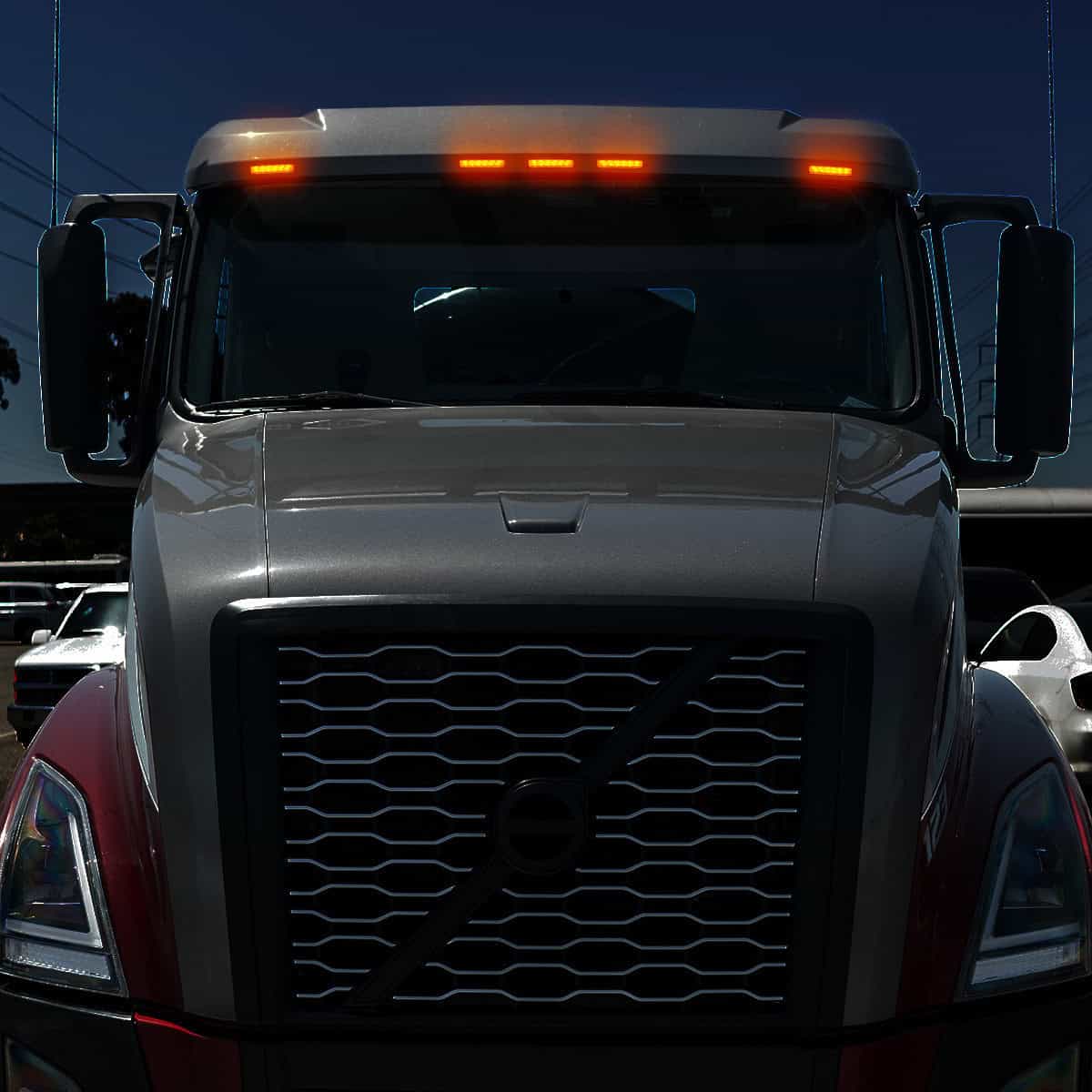 6 Led Competition Series Amber Visor Light 5 6 LED Competition Series Amber Visor Light