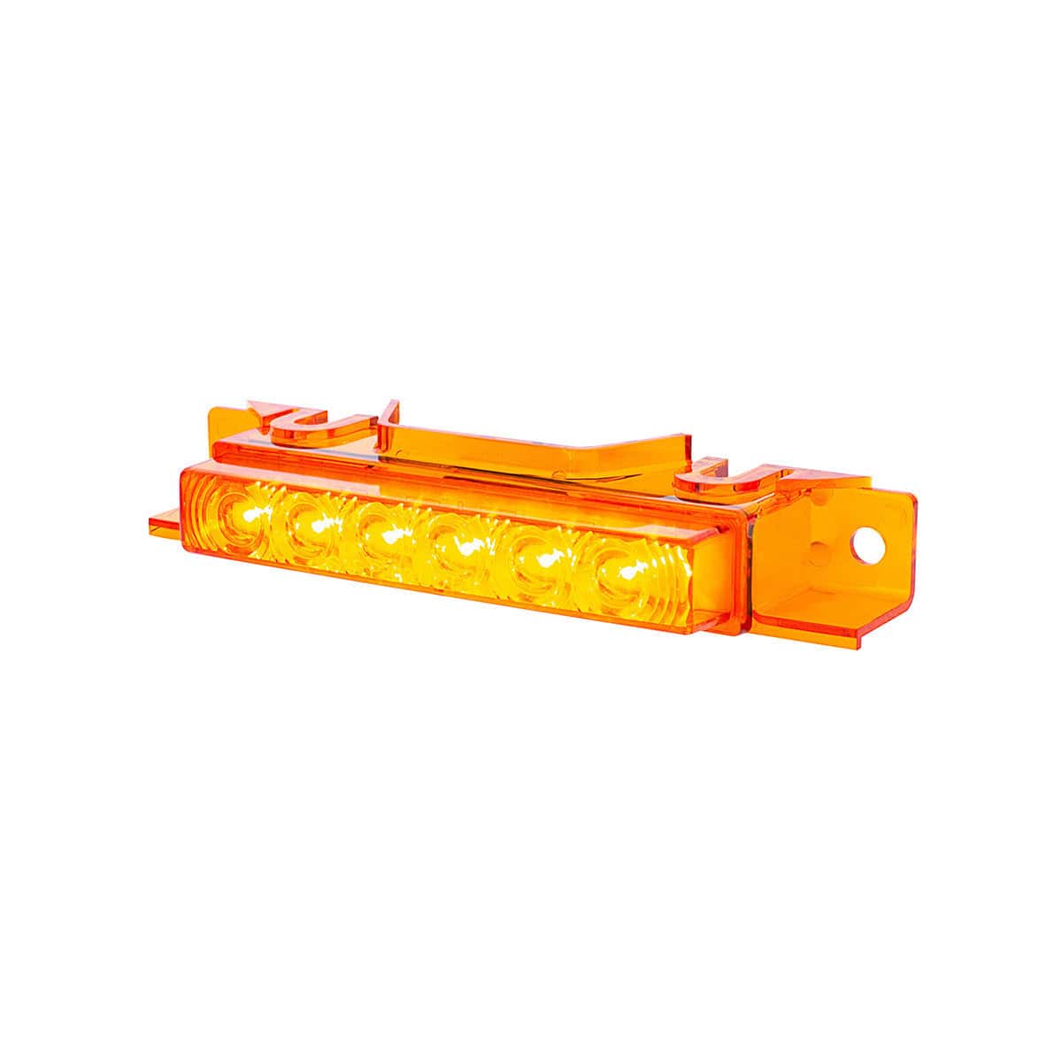 6 LED Competition Series Amber Visor Light