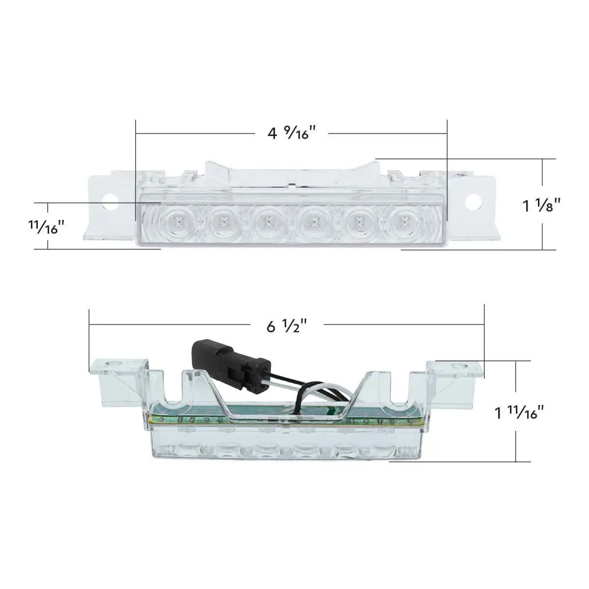 6 Led Competition Series Visor Light 4 6 LED Competition Series Visor Light