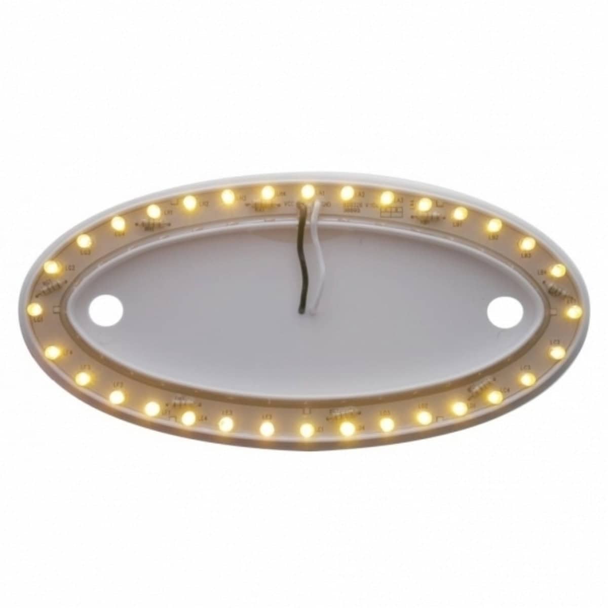 Peterbilt 32 LED Emblem Light Base (Amber)