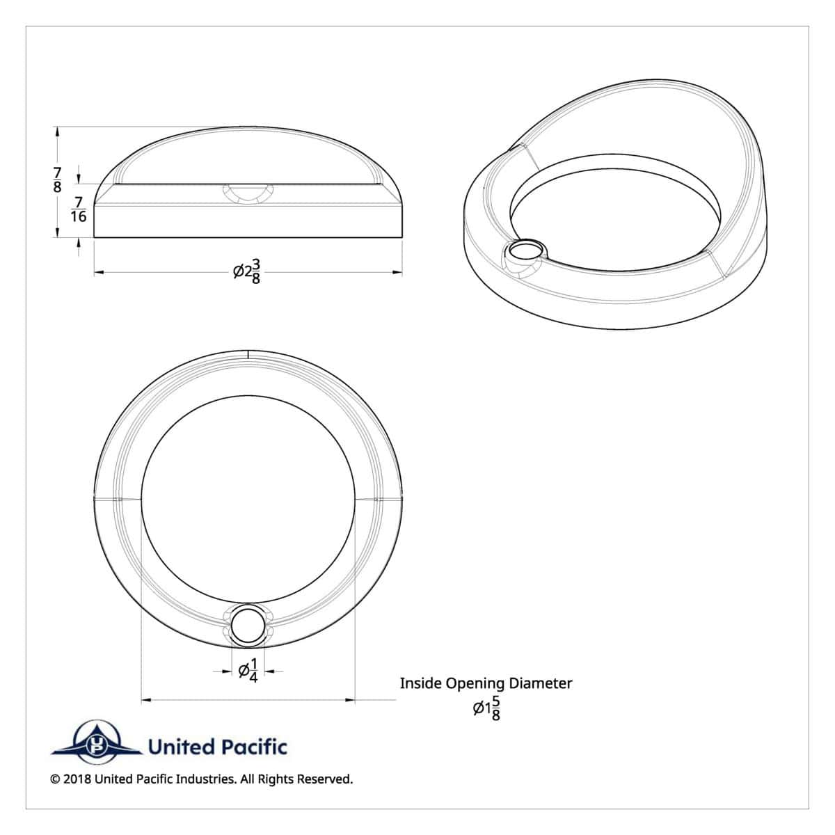 Signature Series Small Gauge Cover With Visor For 2006+ Peterbilt 6 Signature Series Small Gauge Cover With Visor For 2006+ Peterbilt