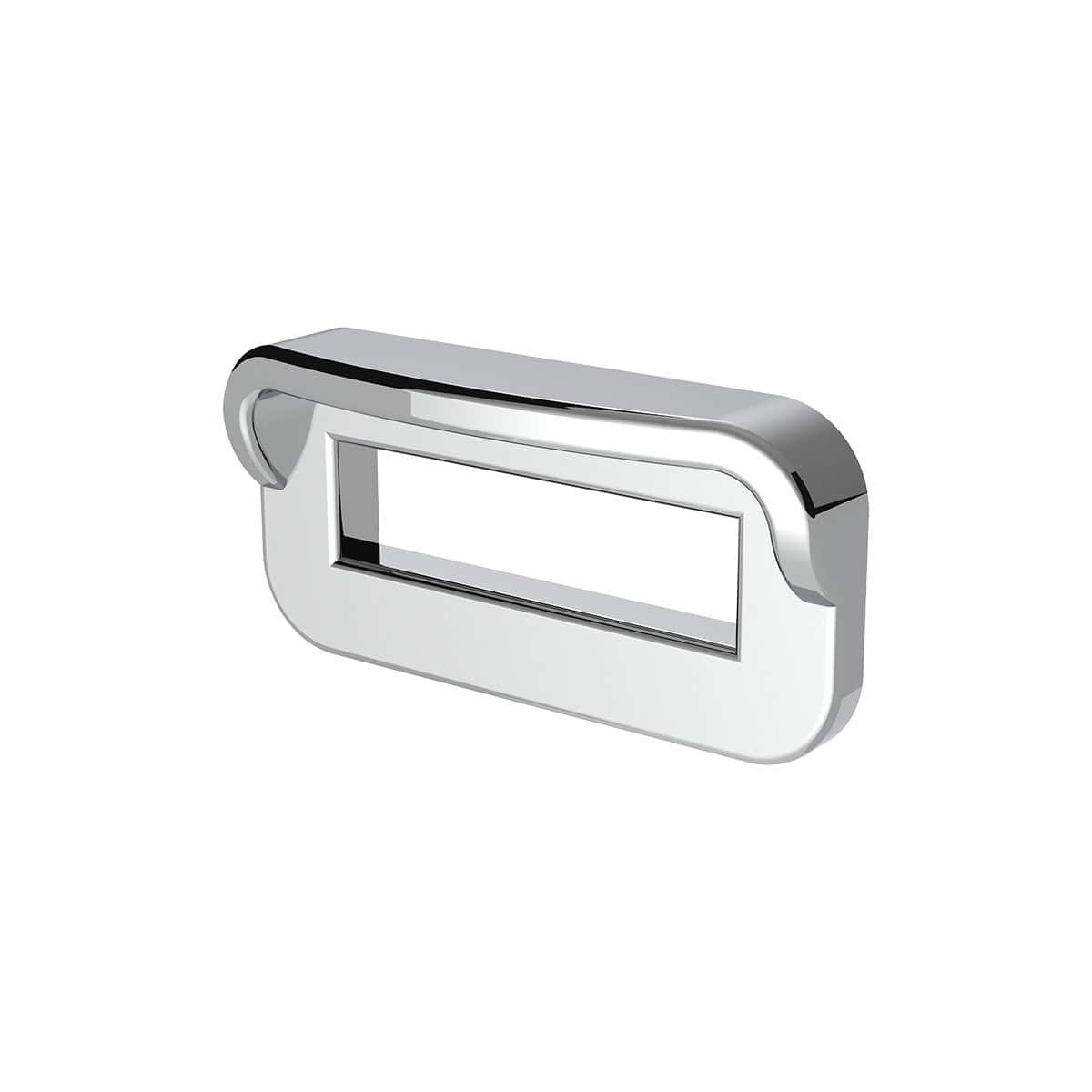 Chrome Plastic Toggle Switch Label Cover For 2002+ Peterbilt (Card Of 6) 3 Chrome Plastic Toggle Switch Label Cover For 2002+ Peterbilt (Card of 6)
