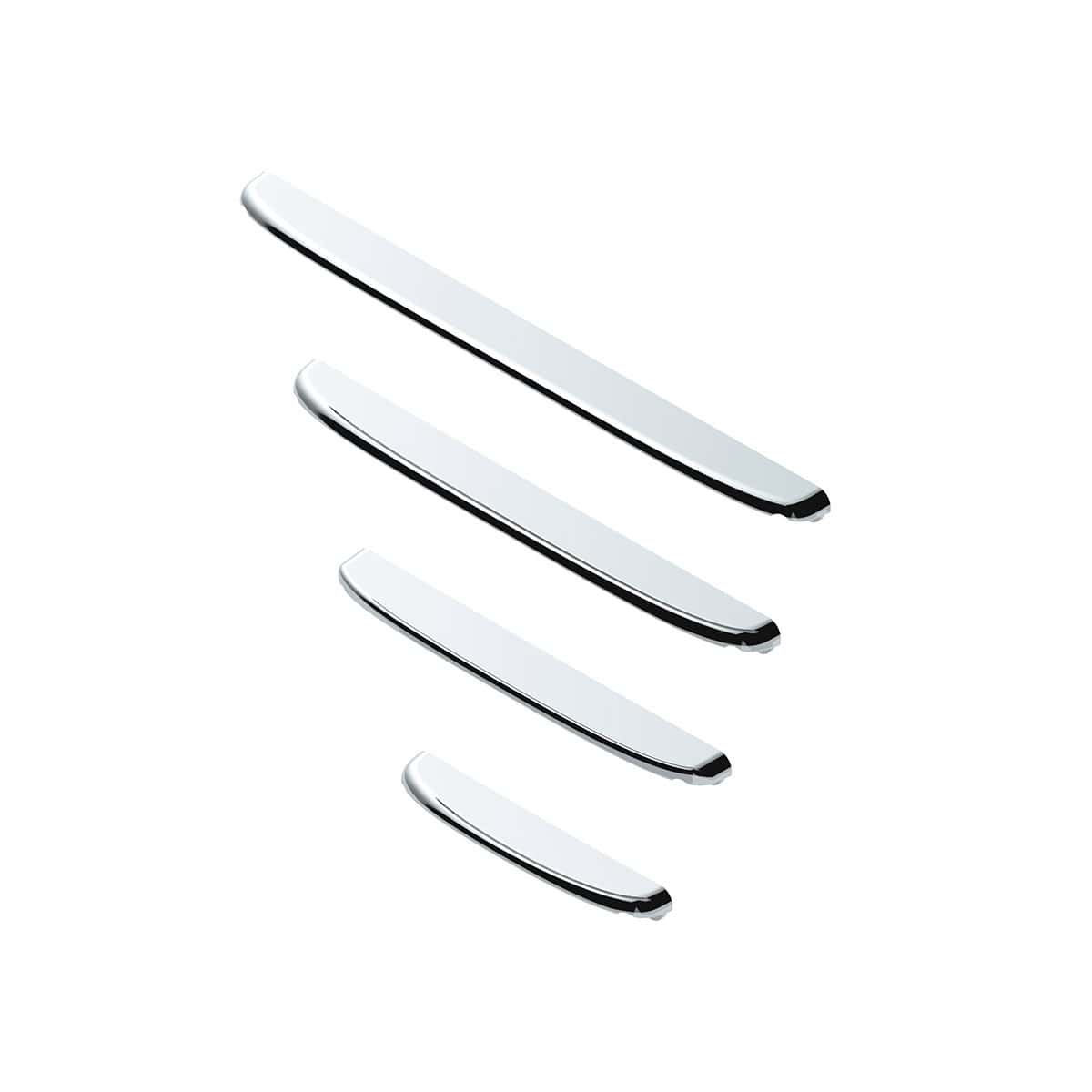 Kenworth T600 Chrome Dash Panel Visor Set 3 Kenworth T600 Chrome Dash Panel Visor Set