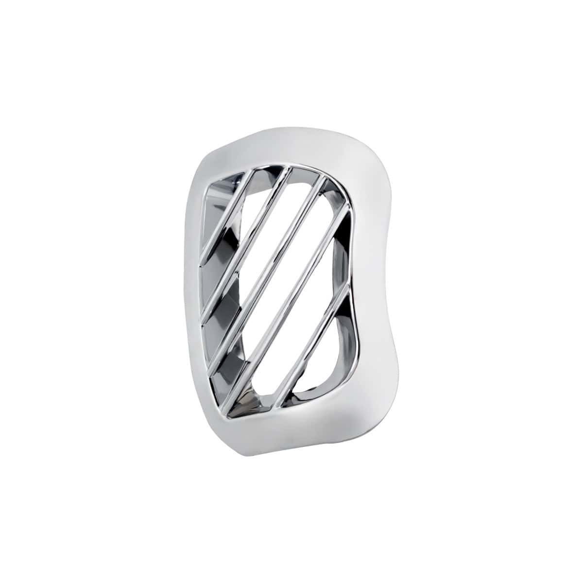 Chrome Plastic A/C Dash Corner Vent For 2006+ Peterbilt