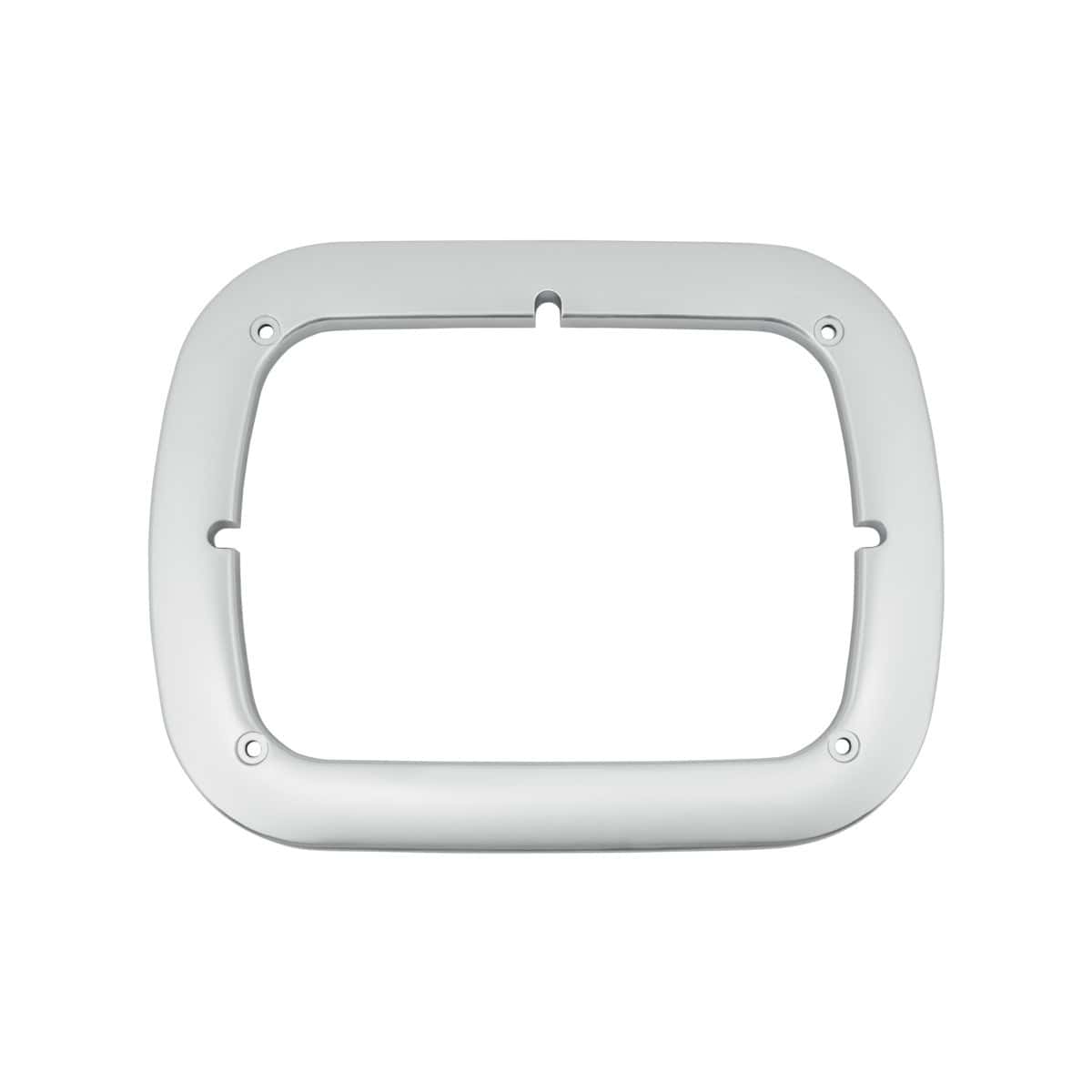 Chrome 5" x 7" Headlight Bezel with Visor