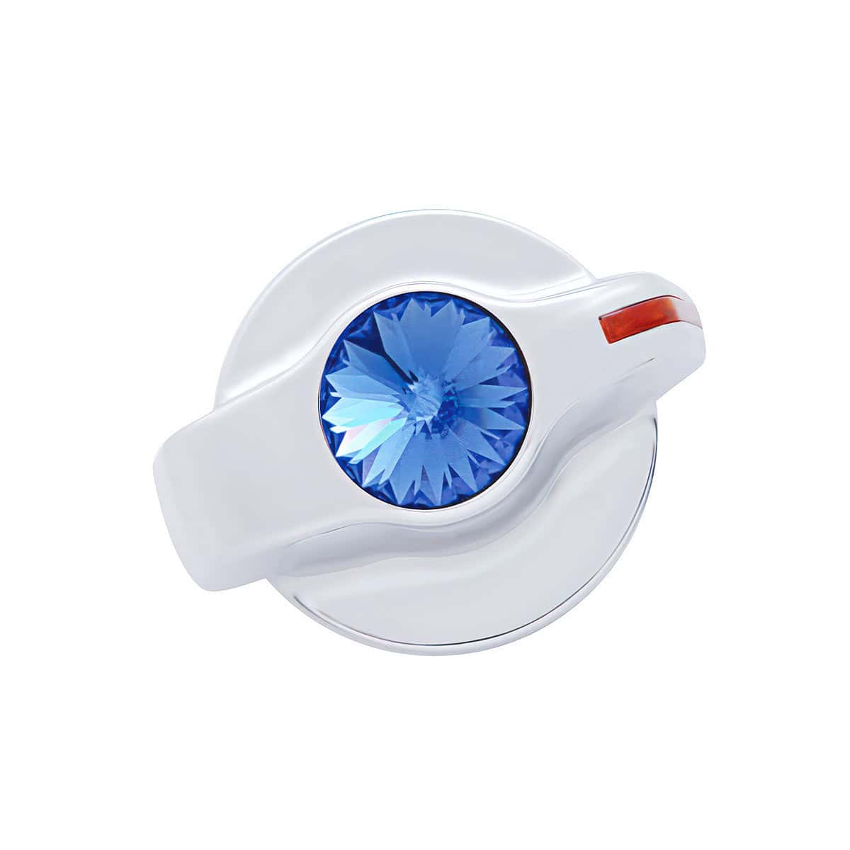 Chrome Plastic A/C Control Knob With Crystal For Peterbilt (2006+)