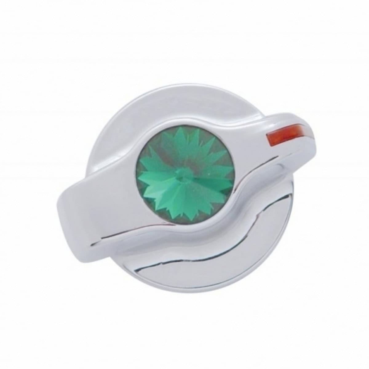 Chrome Plastic A/C Control Knob With Crystal For Peterbilt (2006+) 4 Chrome Plastic A/C Control Knob With Crystal For Peterbilt (2006+)