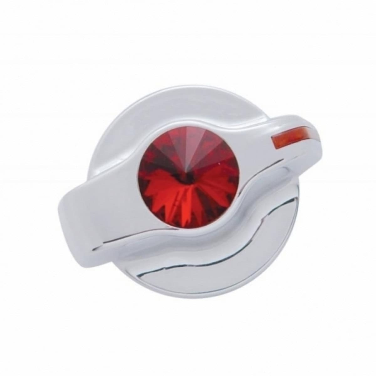 Chrome Plastic A/C Control Knob With Crystal For Peterbilt (2006+) 6 Chrome Plastic A/C Control Knob With Crystal For Peterbilt (2006+)