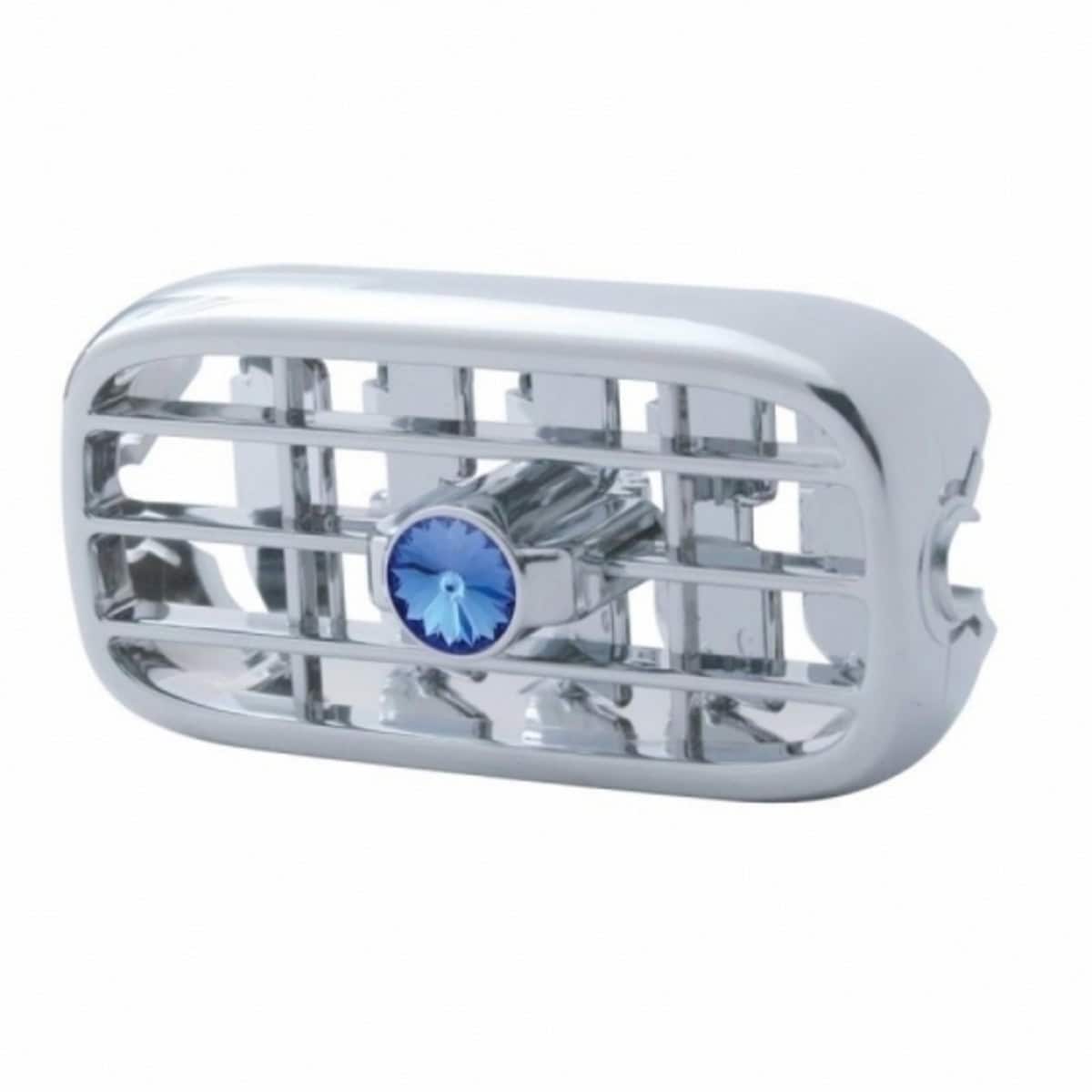 Chrome Plastic A/C Vent With Crystal For Peterbilt (2006+) 3 Chrome Plastic A/C Vent With Crystal For Peterbilt (2006+)