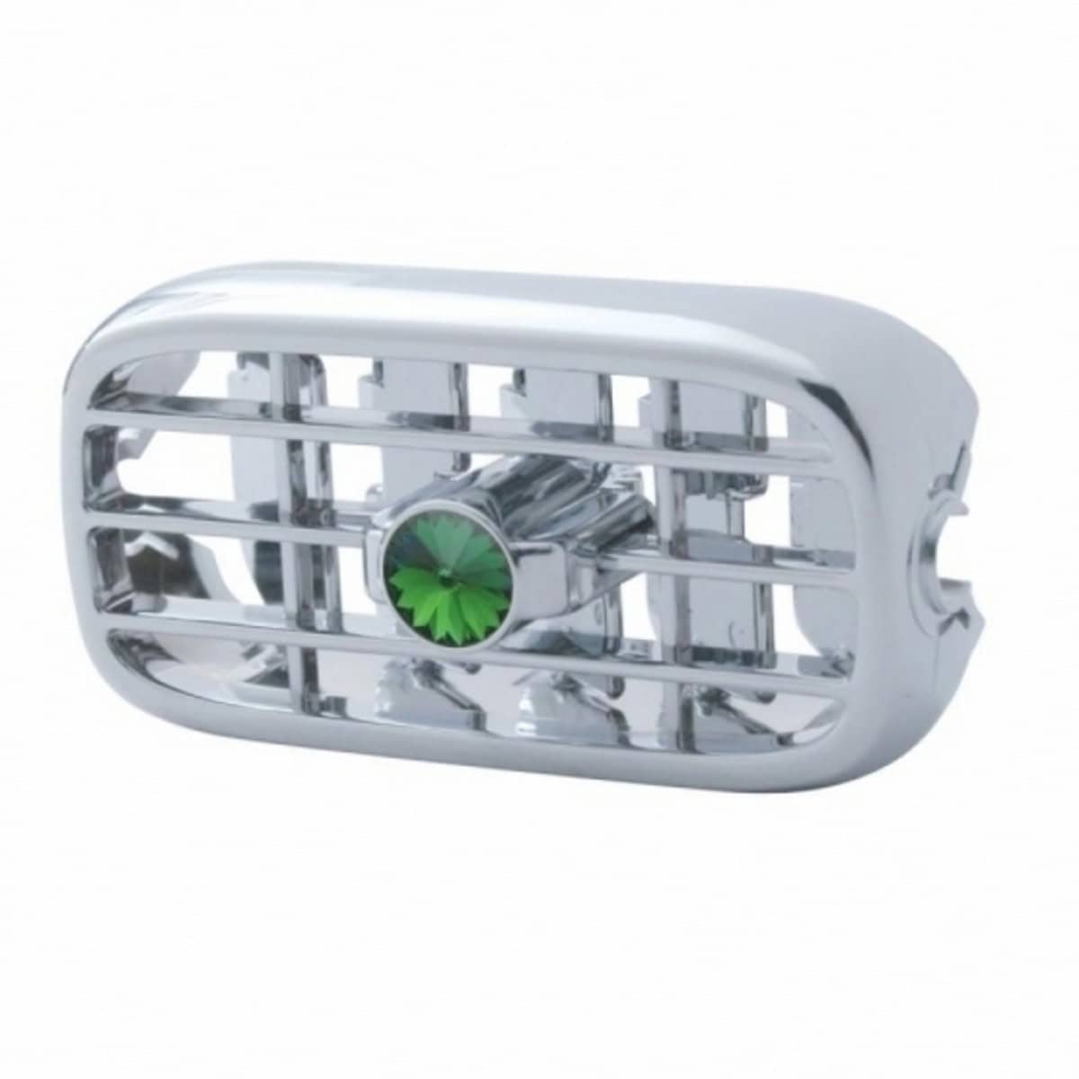 Chrome Plastic A/C Vent With Crystal For Peterbilt (2006+) 5 Chrome Plastic A/C Vent With Crystal For Peterbilt (2006+)
