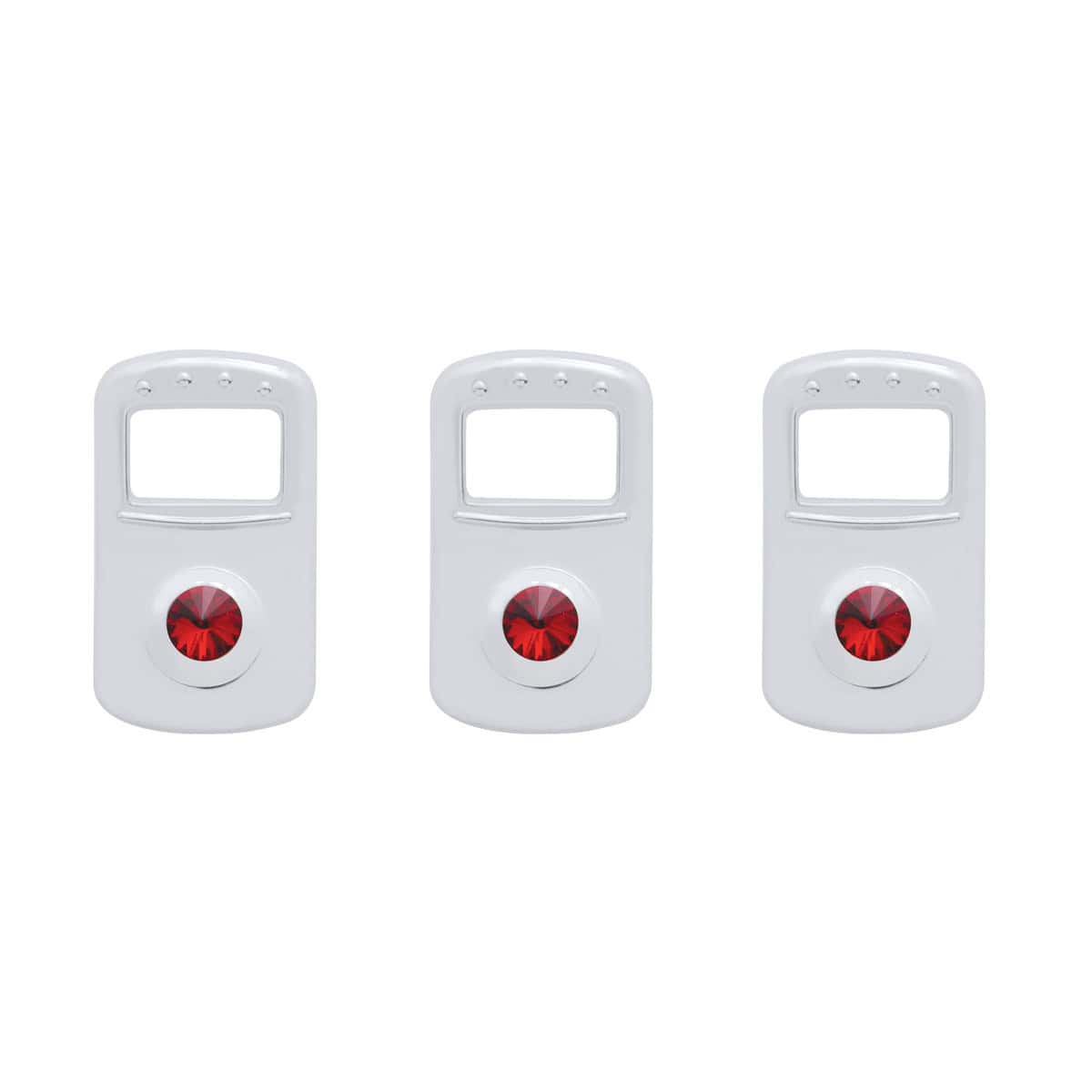 Rocker Switch Cover For Kenworth/Peterbilt – Crystal Series (Card Of 3) 5 Rocker Switch Cover For Kenworth/Peterbilt – Crystal Series (Card of 3)