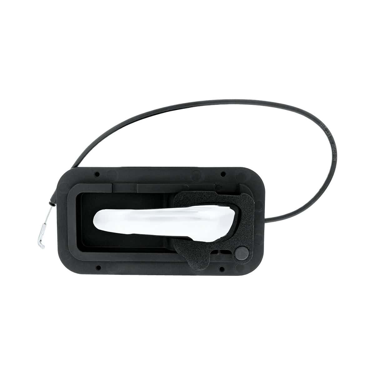 Chrome Interior Door Handle w/ Cable & Base For Peterbilt 389 (2008–2023) & 386 (2006–2016) – (Bulk)