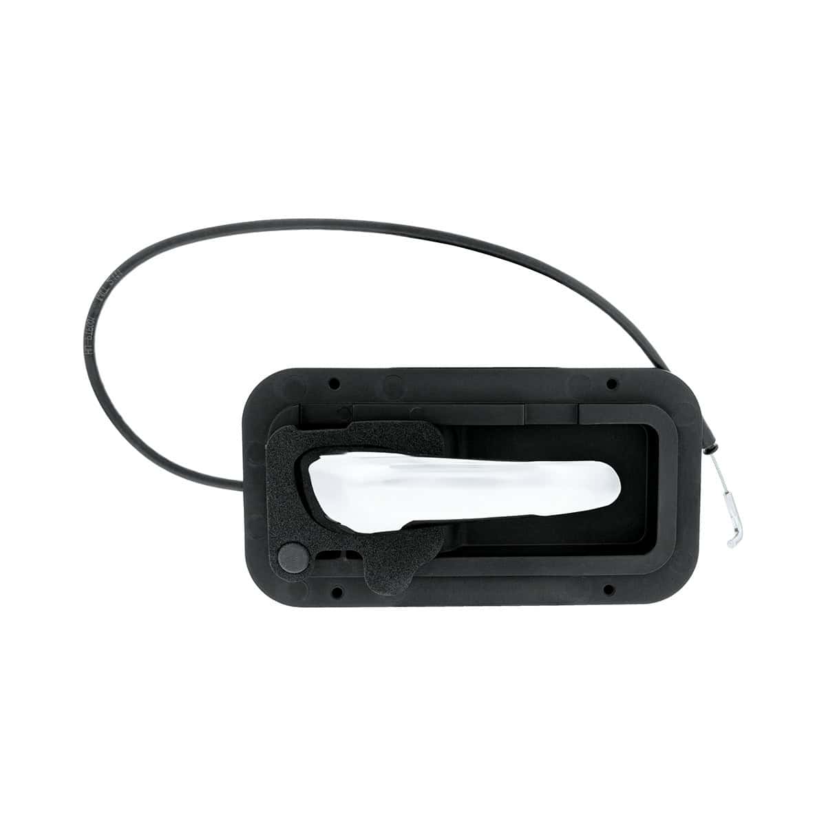 Chrome Interior Door Handle w/ Cable & Base For Peterbilt 389 (2008–2023) & 386 (2006–2016) – (Bulk)