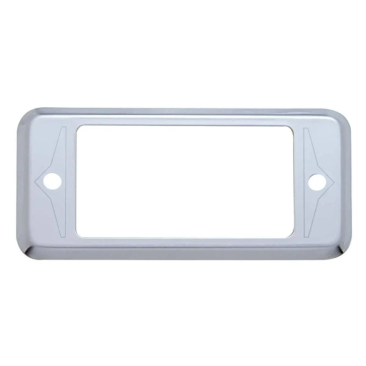 Etched Stainless Steel “A” Panel Pocket Cover For Peterbilt (Early Models)