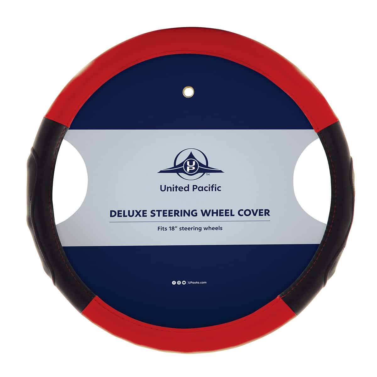 18&Quot; Duo Tone Steering Wheel Cover 4 18" Duo Tone Steering Wheel Cover
