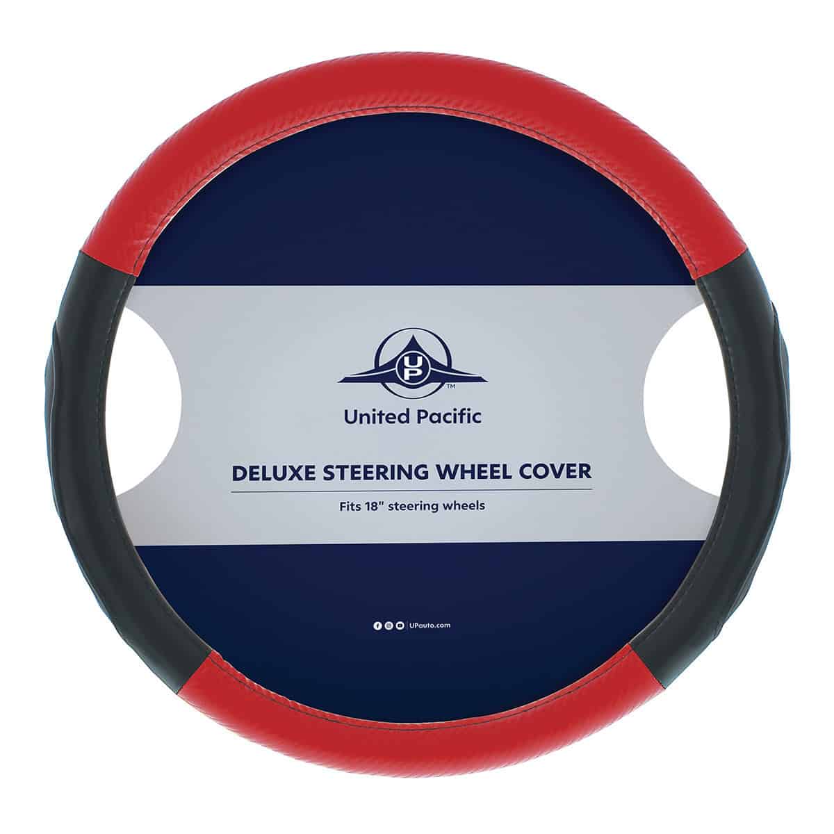 18&Quot; Carbon Fiber Pattern Steering Wheel Cover 6 18" Carbon Fiber Pattern Steering Wheel Cover