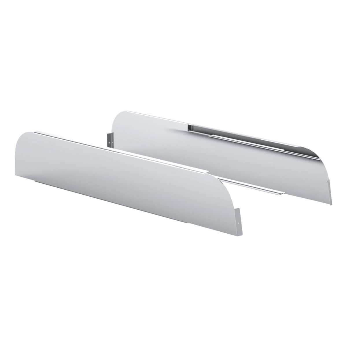 430 Stainless Steel 5" Chop Top Window Trim For 1998+ Kenworth Trucks (Pair)