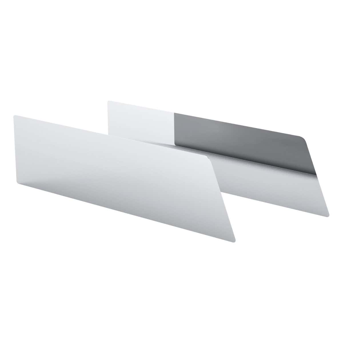 430 Stainless Steel 8" Chop Top Window Trim For 2006-2016 International Prostar With Sealed Vent Window (Pair)