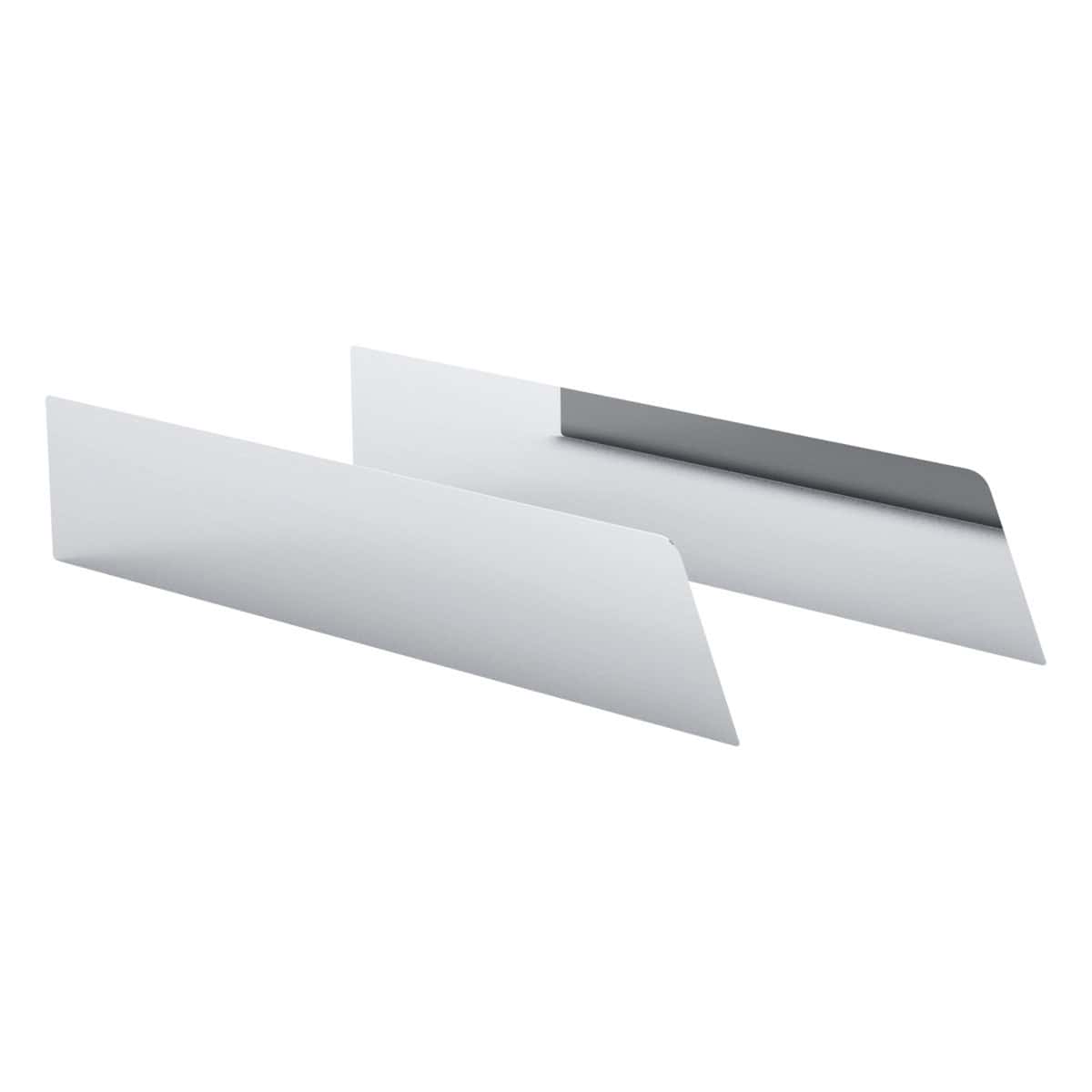 430 Stainless Steel 6" Chop Top Window Trim For 2006-2016 International Prostar With Sealed Vent Window (Pair)