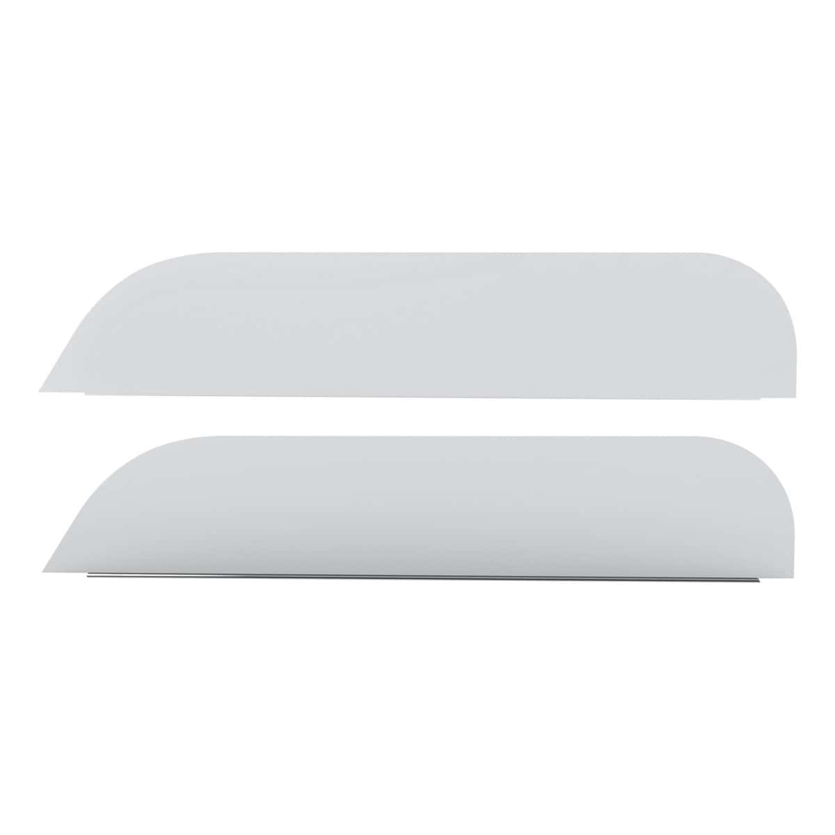 430 Stainless Steel 5.5" Chop Top Window Trim For 2021-2026 Western Star 49X SBA Low Roof (Pair)