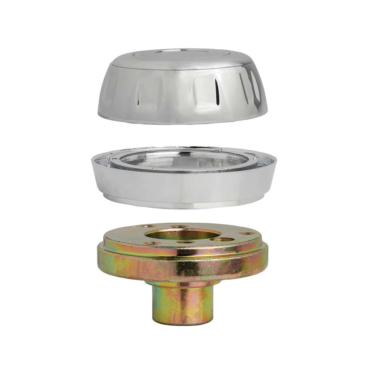 Chrome Steering Wheel Hub &Amp; Horn Button Kit For Peterbilt (1998-2005) &Amp; Kenworth (2001-2002) 3 Chrome Steering Wheel Hub & Horn Button Kit For Peterbilt (1998-2005) & Kenworth (2001-2002)