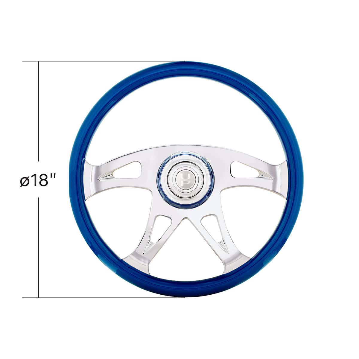 18&Quot; Boss Steering Wheel With Color Matching Horn Bezel 3 18" Boss Steering Wheel With Color Matching Horn Bezel
